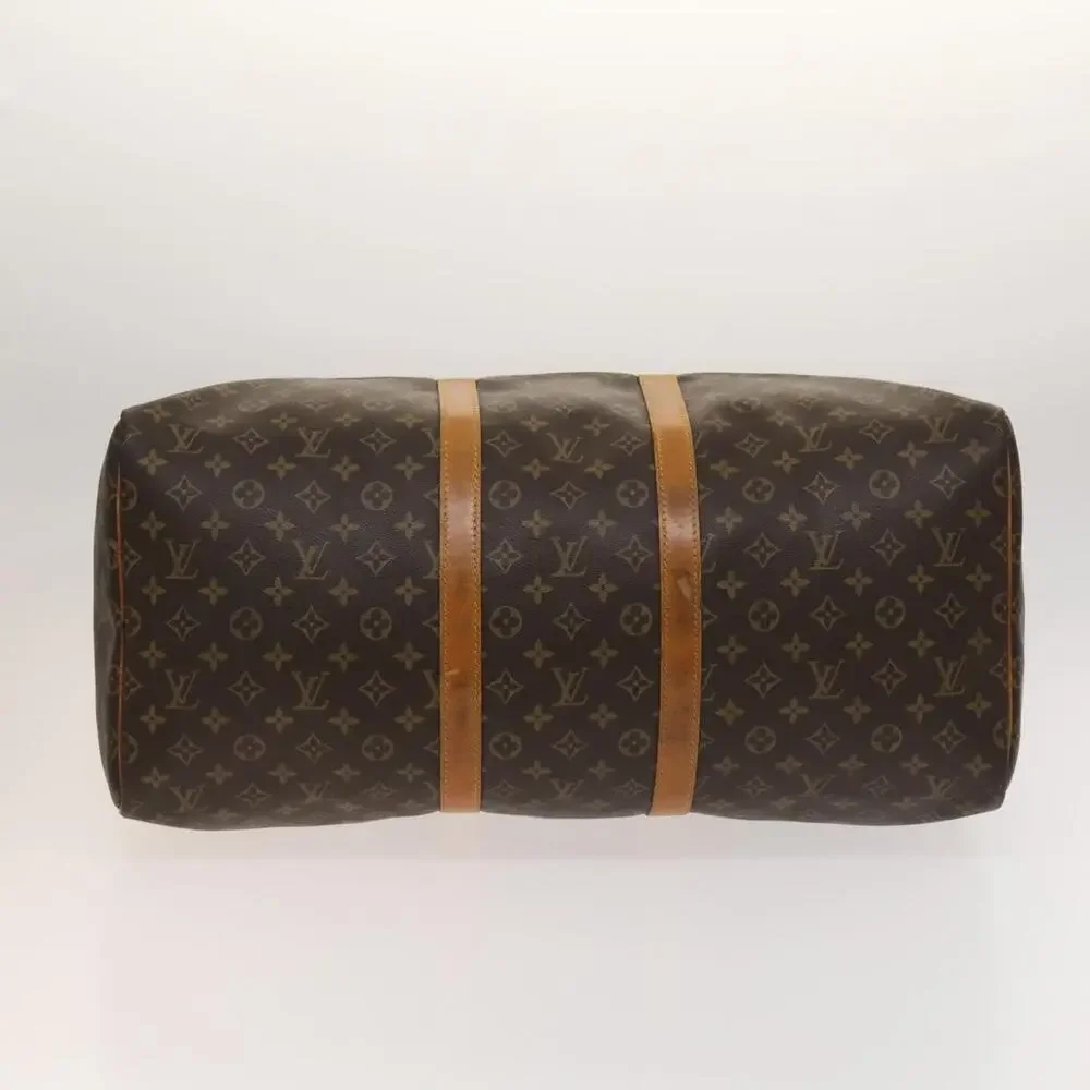 LOUIS VUITTON Monogram Keepall 55 Boston Bag M41424